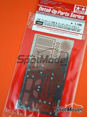 Tamiya: Detail up set 1/24 scale - Ferrari FXX K - photo-etched parts, other materials and assembly instructions - for Tamiya reference TAM24343 image