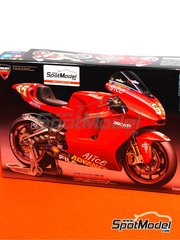 Tamiya: Motorbike scale model kit 1/12 scale - Ducati Desmosedici GP4 #12, 65 - Troy Bayliss (AU), Loris Capirossi (IT) - Motorcycle World Championship 2003 - plastic model kit