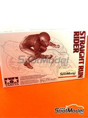 Tamiya: Figure 1/12 scale - Straight run rider - plastic parts and assembly instructions