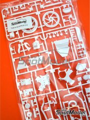 Tamiya: Spare part 1/12 scale - Honda RC213V: C and D parts - plastic parts - for Tamiya reference TAM14130