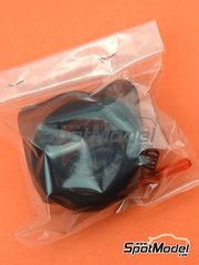 Tamiya: Spare part 1/12 scale - Kawasaki Ninja H2 Carbon: Tyres bag - rubber parts, vacuum formed parts and other materials - for Tamiya reference TAM14136