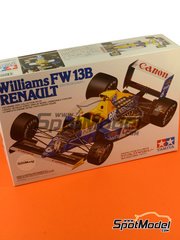 Tamiya: Car scale model kit 1/20 scale - Williams Renault FW13B Williams Grand Prix Engineering Team sponsored by Canon #5, 6 - Riccardo Patrese (IT), Thierry Boutsen (BE) - FIA Formula 1 World Championship 1990 - plastic model kit