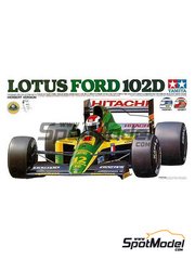 Tamiya: Car scale model kit 1/20 scale - Lotus Ford Type 102D Lotus Team sponsored by Hitachi #11, 12 - John Paul  "Johnny" Herbert (GB), Mika H�kkinen (FI) - World Championship 1992