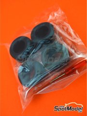 Tamiya: Spare part 1/20 scale - Ferrari SF70H: Tyres - rubber parts and other materials - for Tamiya reference TAM20068