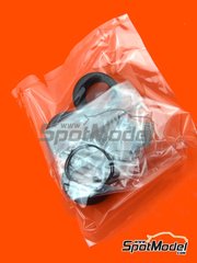 Tamiya: Spare part 1/20 scale - Fiat 131 Abarth Rally: Tyres - metal parts, rubber parts and other materials - for Tamiya reference TAM20069