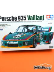 Tamiya: Car scale model kit 1/20 scale - Porsche 935 K2 Kremer Team sponsored by Vaillant #4, 51 - Robert 'Bob' Wollek (FR) + John Fitzpatrick (GB), Robert 'Bob' Wollek (FR) - Nrburgring 1000 Kilometres, Deutsche Rennsport Meisterschaft DRM 1977 - plastic parts, rubber parts, water slide decals, assembly instructions and painting instructions