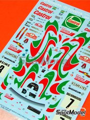 Tamiya: Spare part 1/24 scale - Toyota Celica GT-Four WRC - water slide decals - for Tamiya reference TAM24125 image