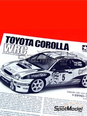 Tamiya: Spare part 1/24 scale - Toyota Corolla WRC - assembly instructions and painting instructions - for Tamiya reference TAM24209 image