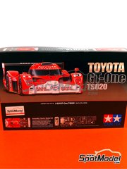 Tamiya: Car scale model kit 1/24 scale - Toyota TS020 GT-One Toyota Motorsports Team sponsored by Esso, Zent #1, 3 - Martin Brundle (GB) + Emmanuel Collard (FR) + Vincenzo Sospiri (IT), Ukyo Katayama (JP) + Keiichi Tsuchiya (JP) + Toshio Suzuki (JP) - 24 Hours Le Mans 1999 - paint masks, plastic parts, rubber parts, water slide decals and assembly instructions