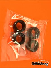 Tamiya: Spare part 1/24 scale - Porsche 934 Turbo RSR Group 4: tyres - plastic parts - for Tamiya reference TAM24328 image