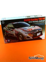 Tamiya: Car scale model kit 1/24 scale - Toyota Gazoo Racing TRD 86 sponsored by TRD #104 - World Championship 2013 - plastic model kit image