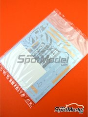 Tamiya: Spare part 1/24 scale - Mercedes Benz AMG GT3: Spare decals, masks and mesh - paint masks, water slide decals and other materials - for Tamiya reference TAM24345