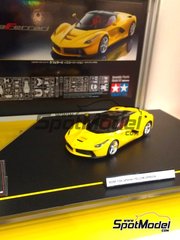 Tamiya: Car scale model kit 1/24 scale - Ferrari Laferrari - paint masks, plastic parts, rubber parts, water slide decals, other materials, assembly instructions and painting instructions image
