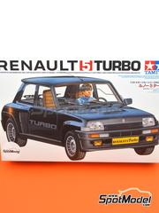 Tamiya: Maqueta de coche escala 1/24 - Renault 5 Turbo - piezas de plstico, piezas de goma, calcas de agua, otros materiales, manual de instrucciones e instrucciones de pintado
