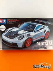 Tamiya: Car scale model kit 1/24 scale - Porsche 911 992 GT3 RS - paint masks, plastic parts, rubber parts, water slide decals, other materials, assembly instructions and painting instructions