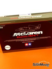 Tamiya: Car scale model kit 1/20 scale - McLaren Honda MP4/7 McLaren Racing Limited Team sponsored by Courtaulds #1, 2 - Ayrton Senna da Silva (BR), Gerhard Berger (AT) - FIA Formula 1 World Championship 1992 - plastic model kit image
