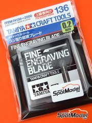 Tamiya: Scriber - Fine engraving blade 0.2mm - metal parts - for Tamiya reference TAM74139 - 1 units