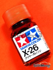 Tamiya: Enamel paint - X-26 - Clear orange