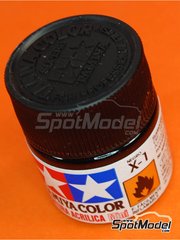 Tamiya: Acrylic paint - Black X-1 - 1 x 10ml