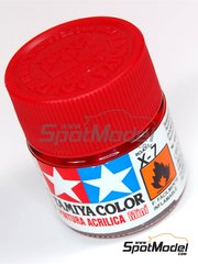 Tamiya: Acrylic paint - Red X-7 - 1 x 10ml