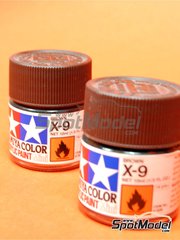 Tamiya: Acrylic paint - Brown X-9 - 1 x 10ml