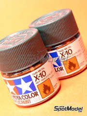 Tamiya: Acrylic paint - Gun metal X-10 - 1 x 10ml