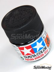 Tamiya: Acrylic paint - Semi Gloss Black X-18 - 1 x 10ml