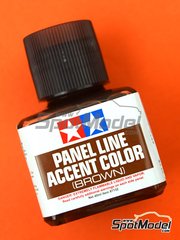 Tamiya: Paint - Panel line accent color brown - for all kits (ref