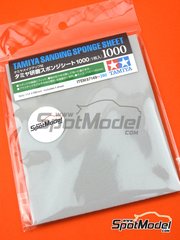 Tamiya: Lijas - Esponja de lija de grano 1000 - Sanding sponge sheet 1000 - 1 unidades
