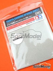 Tamiya: Sandpaper - Sanding sponge sheet 180 - 1 units