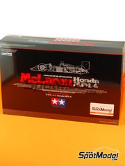 Tamiya: Model car kit 1/20 scale - McLaren Honda MP4/4 Marlboro #11, 12 - Ayrton Senna (BR), Alain Prost (FR) - World Championship 1988