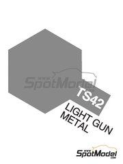 Tamiya: Spray - Light gun metal TS-42 - 1 x 100ml