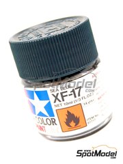 Tamiya: Acrylic paint - Sea blue XF-17 - 1 x 10ml