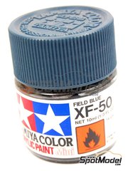 Tamiya: Acrylic paint - Field Blue XF-50 - 1 x 10ml