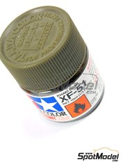 Tamiya XF-51 Khaki Drab Acrylic Paint – Flat Finish, 10ml Jar For Model Kits