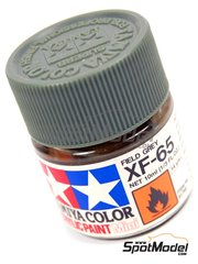 Tamiya: Acrylic paint - Field grey XF-65 - 1 x 10ml