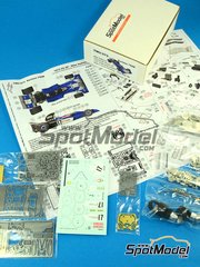 This Way Up: Car scale model kit 1/43 scale - Surtees TS9B Surtees Racing Organization Team #17 - Mike Hailwood (GB) - South African Formula 1 Grand Prix 1972 - photo-etched parts, turned metal parts, water slide decals, white metal parts and assembly instructions image
