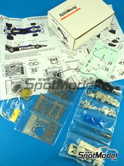 This Way Up: Car scale model kit 1/43 scale - Surtees TS9 Surtees Racing Organization Team #23 - John Surtees (GB) - British Formula 1 Grand Prix 1971 - photo-etched parts, turned metal parts, water slide decals, white metal parts and assembly instructions image