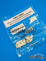 This Way Up: Engine 1/43 scale - Ford Cosworth DFV - photo-etched parts, turned metal parts and white metal parts
