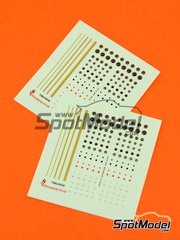 This Way Up: Decals 1/43 scale - Dials, lines and dots - 2 units image