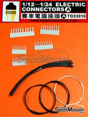 Top Studio: Detail - Electric connectors set A - resin parts, other materials and assembly instructions