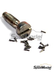 Top Studio: Fasteners - Screws 1.2 x 2.5 x 0.8 mm - CNC metal parts - 20 units
