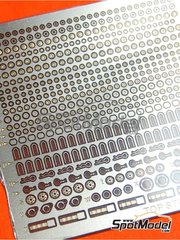 Top Studio: Detail 1/12 scale - Assorted details for MotoGP, cars, ... - photo-etched parts