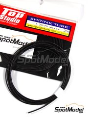 Top Studio: Pipe - Shrink tube 1.2 mm x 2.00 m - Black - other materials