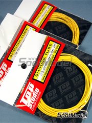 Top Studio: Pipe - Shrink tube 2.0mm x 2.00 m - Yellow color - other materials