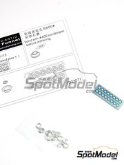 Top Studio: Air funnel 1/20 scale - Ferrari 641/2 Air funnel - metal parts and photo-etched parts - for Fujimi references FJ090375, GP5, FJ090436, FJ09045, FJ092140 and GP-26