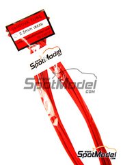 Top Studio: Detail - Shrink tube 2.5mm - Red