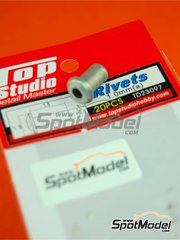Top Studio: Rivets - 1.0mm rivets - turned metal parts