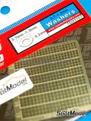 Top Studio: Detail - Washers 0.7mm to 1.3mm - photo-etched parts