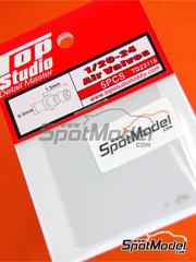 Top Studio: Detalle escala 1/24 - Vlvula de inflado - piezas de metal torneado - 5 unidades